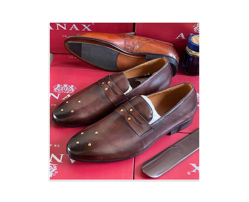 Mocassins en cuir  homme