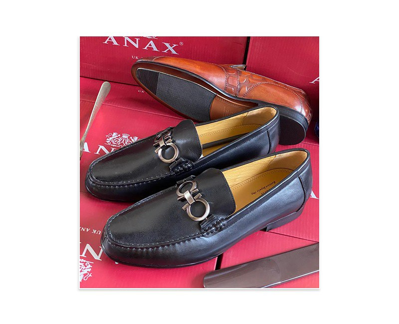 Mocassins en cuir homme