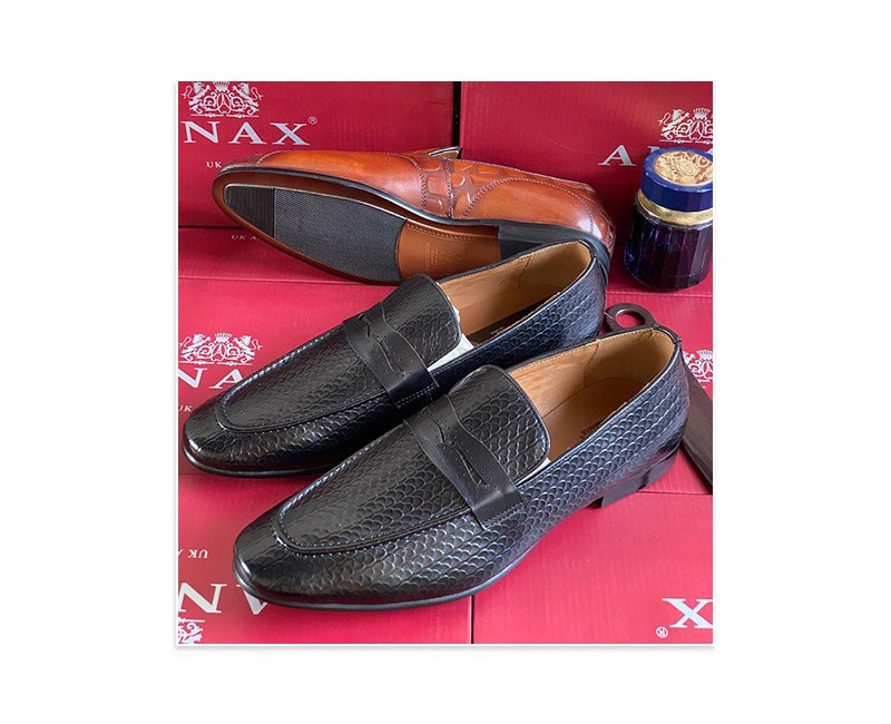 Mocassin cuir homme