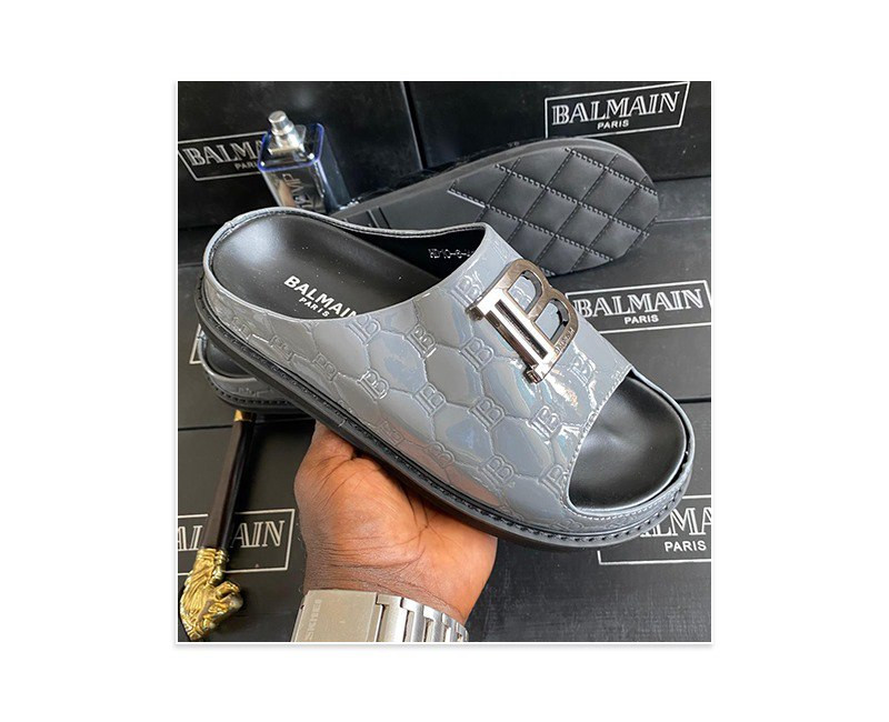 Sandales ouvertes noires pour homme