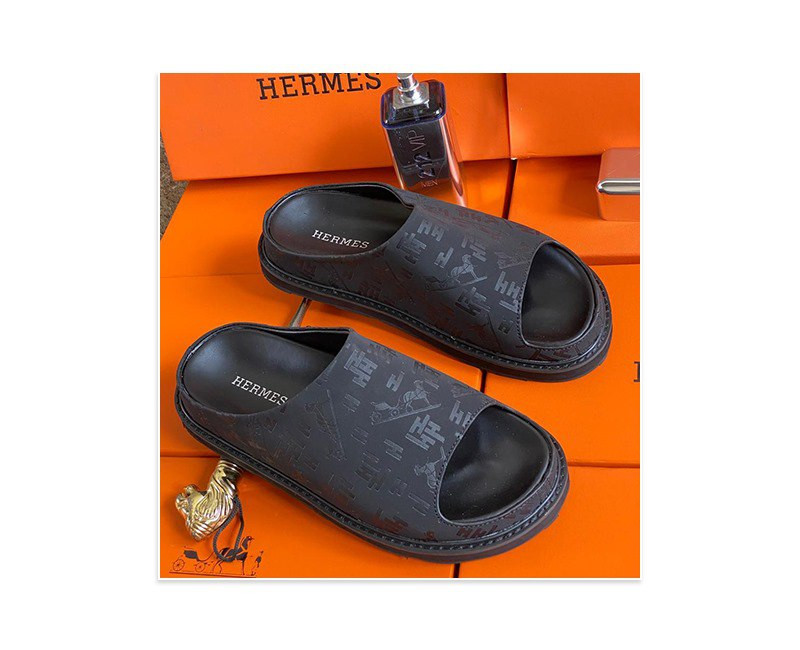 sandale en  cuir  homme