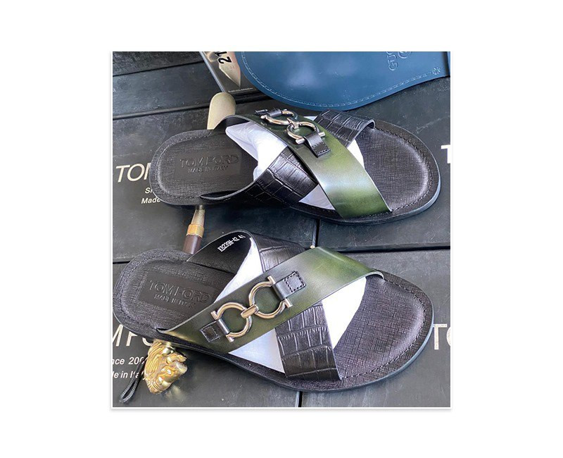 Sandale en cuir pour homme