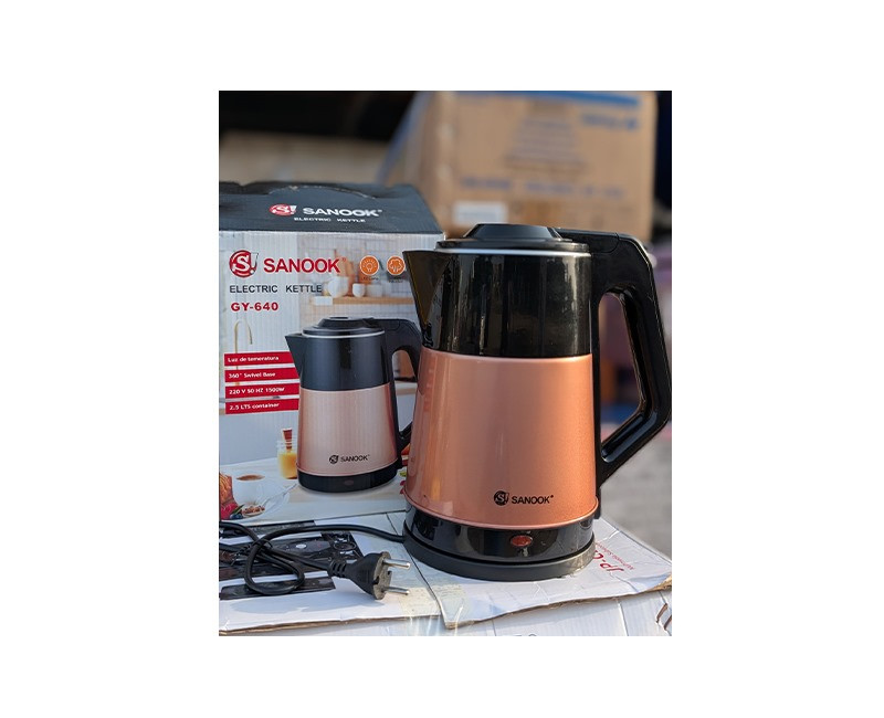 Bouilloire électrique SANOOK GY-640 – 2,3L, 1500W, rapide et sécurisée