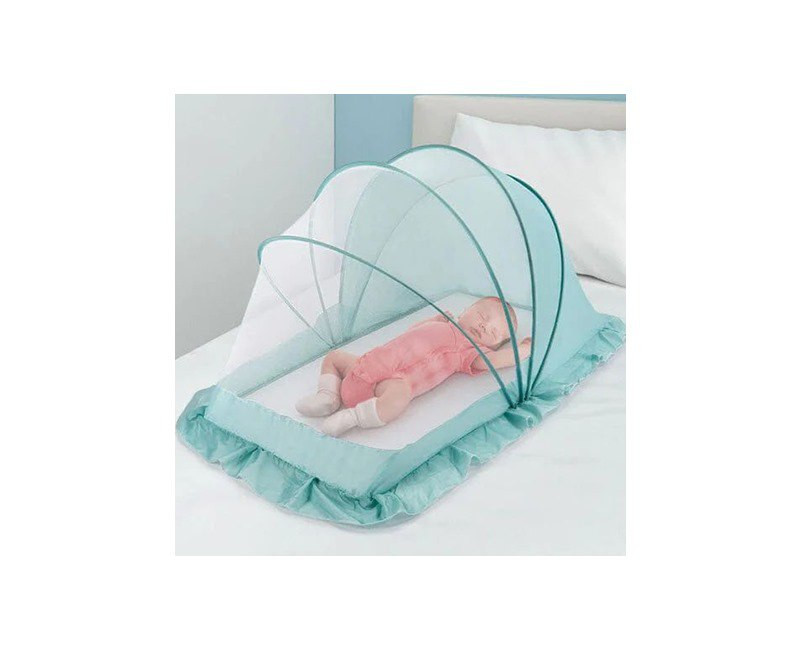 Lit Bébé Portable avec Moustiquaire – Confort et Protection Anti-Moustiques